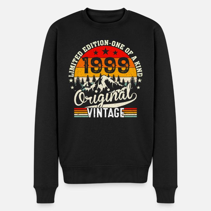 Millésime original 1999 - Pull Premium bio Homme - noir