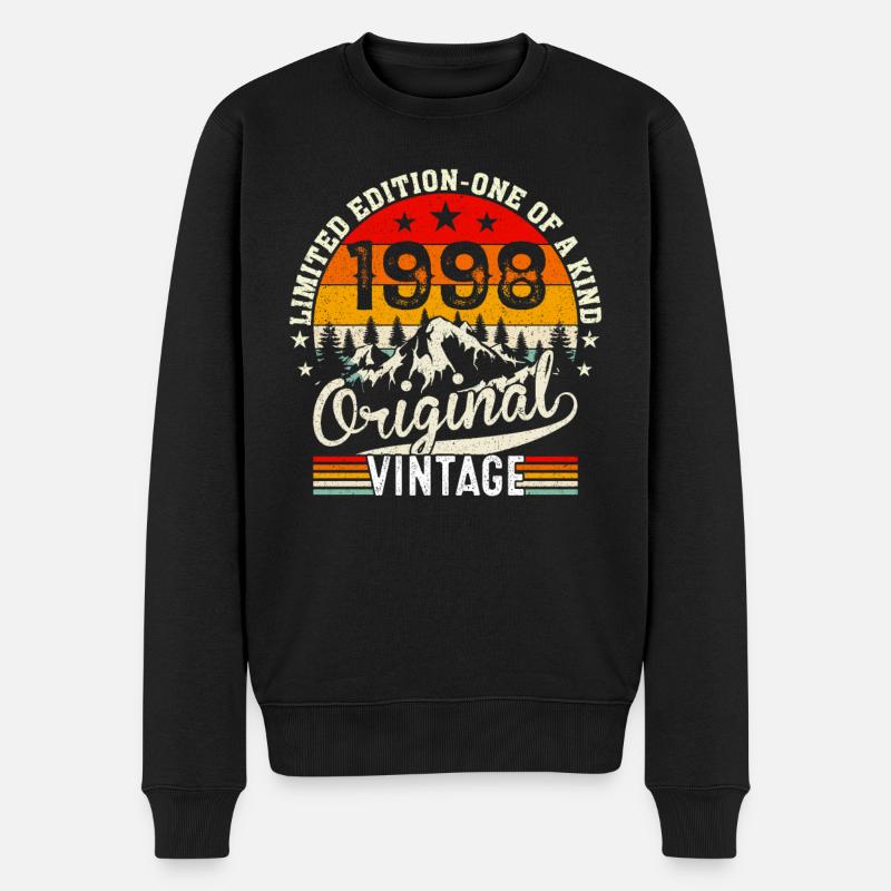 Millésime original 1998 - Pull Premium bio Homme - noir