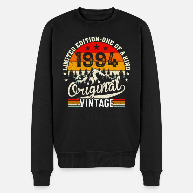 Millésime original 1994 - Pull Premium bio Homme - noir