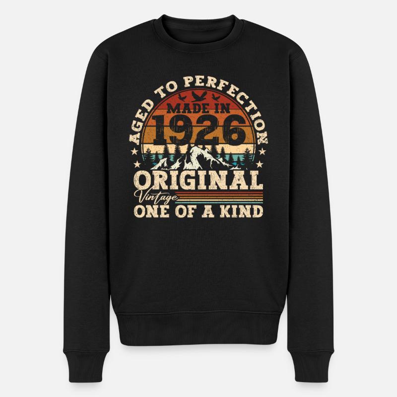 Legendär seit 1926 - Männer Premium Bio Pullover - Schwarz