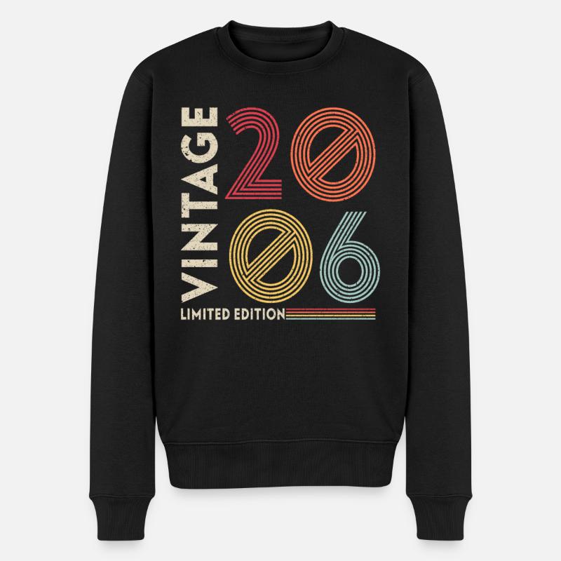 MILLÉSIME 2006 - Pull Premium bio Homme - noir