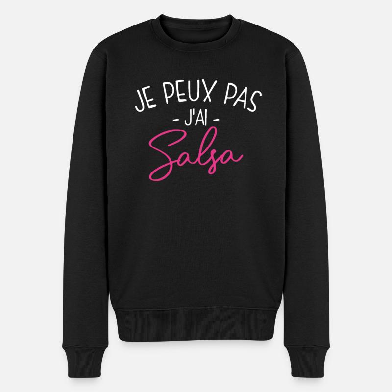 Pas Dispo, Salsa M'appelle - Pull Premium bio Homme - noir