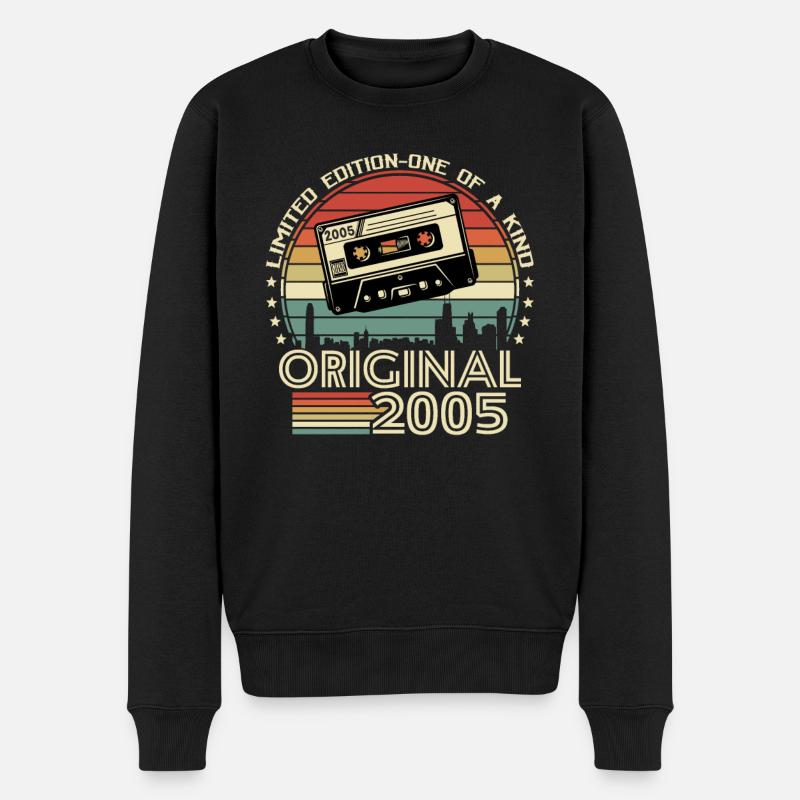 Original 2005 Vintage Birthday Retro - Pull Premium bio Homme - noir