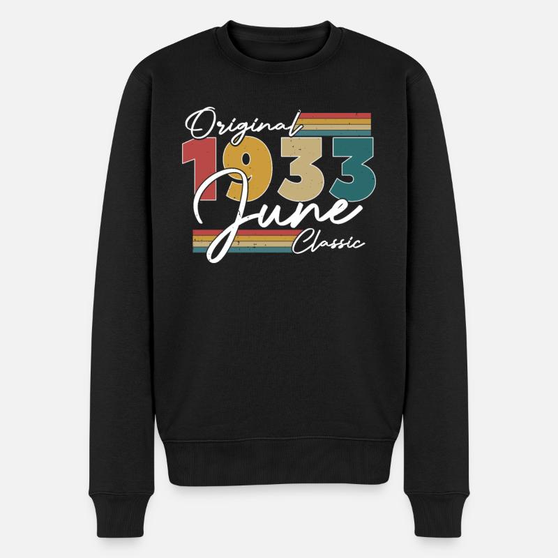 Classique originale de juin 1933 - Pull Premium bio Homme - noir