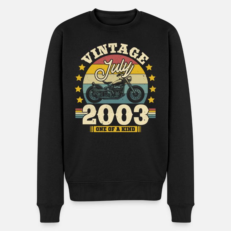 Cadeau d'anniversaire - Juillet 2003 - Pull Premium bio Homme - noir