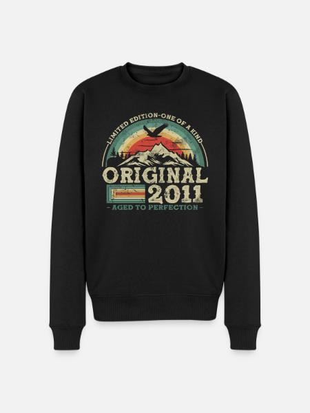 Cadeau Anniversaire 2011 - Pull Premium bio Homme - noir