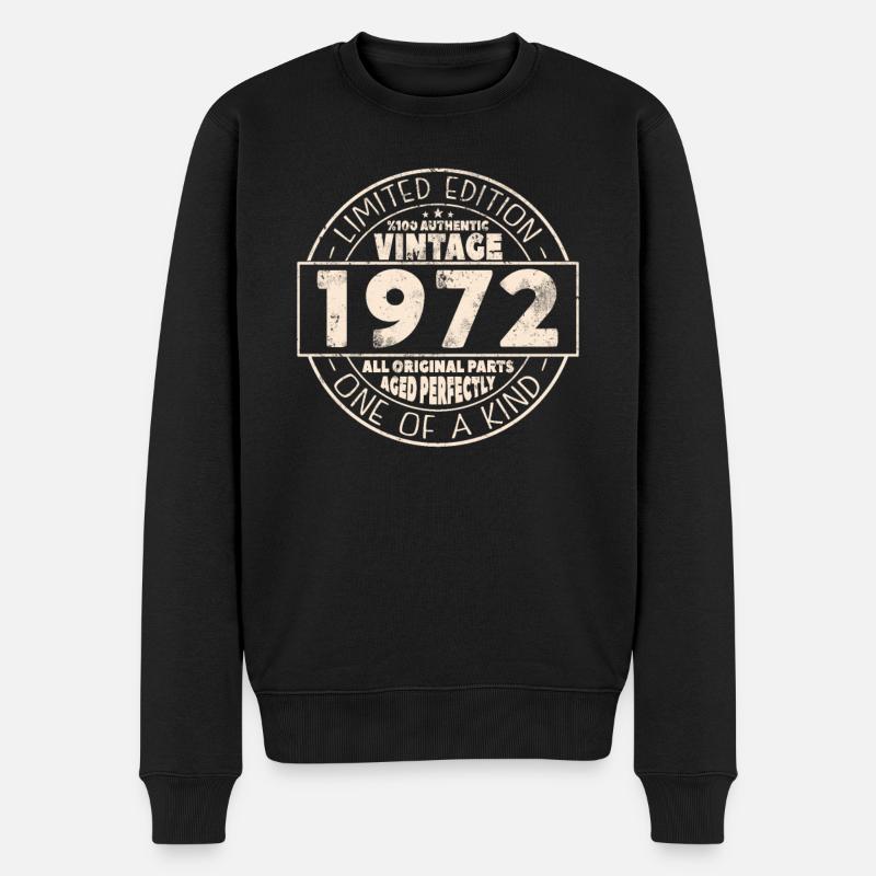 Don 1972 Millésime 51/52 - Pull Premium bio Homme - noir
