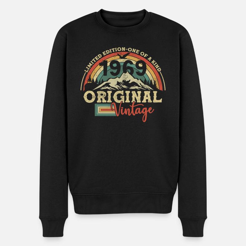 Millésime original 1969 - Pull Premium bio Homme - noir