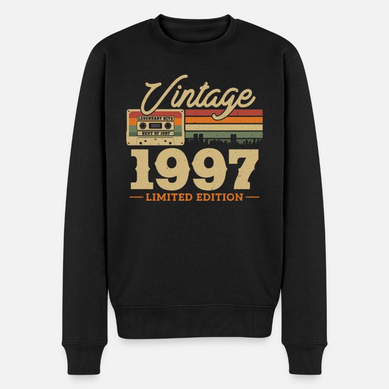 1997 - 26/27 ans anniversaire - Pull Premium bio Homme - noir