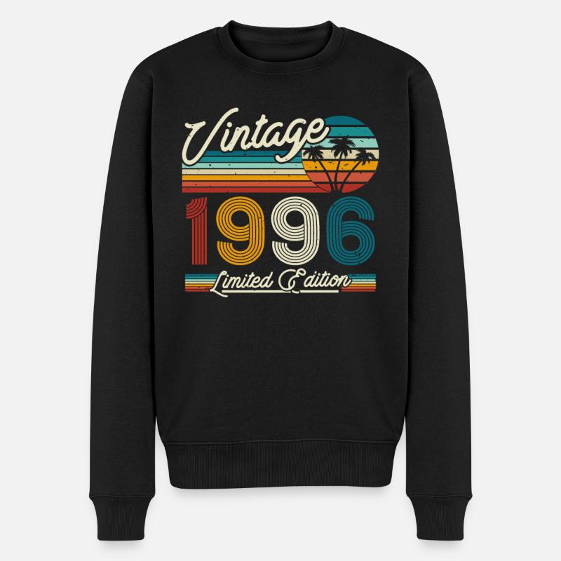 1996 Édition Limitée Anniversaire - Pull Premium bio Homme - noir