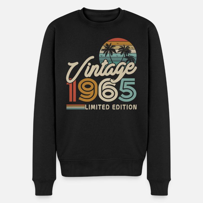 Millésime 1965 Cadeau - Pull Premium bio Homme - noir
