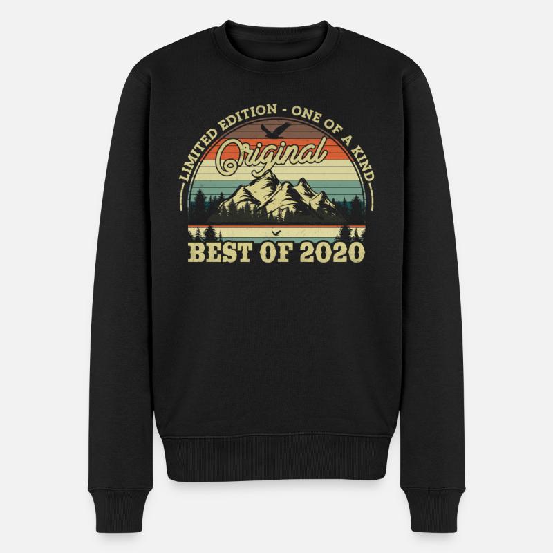 Retro Anniversaire Joy 2020 - Pull Premium bio Homme - noir