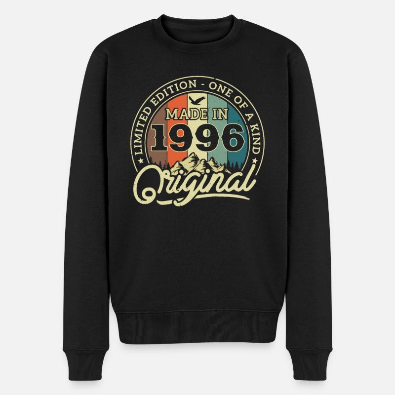 1996 Surprise d’anniversaire - Pull Premium bio Homme - noir