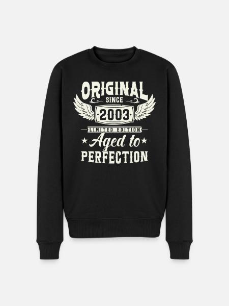 Millésime 2003 - Pull Premium bio Homme - noir