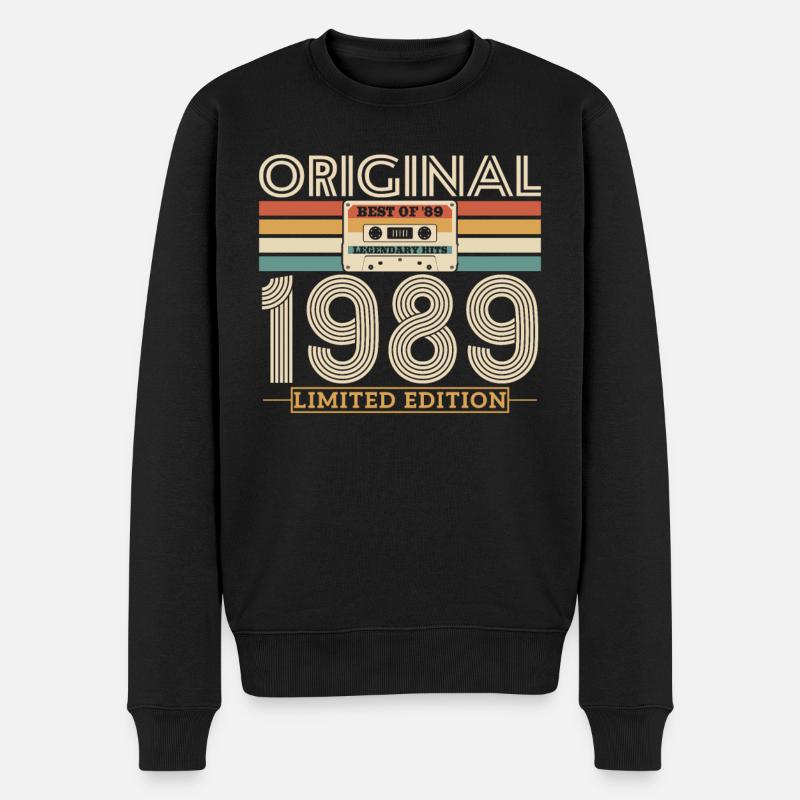 Année légendaire 1989 - Pull Premium bio Homme - noir