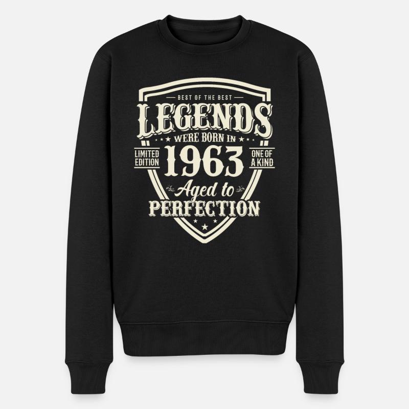 Légendes de 1963 - Pull Premium bio Homme - noir