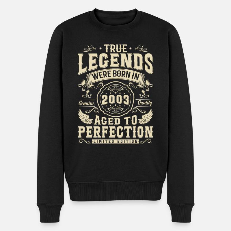 Légendes depuis 2003 - Pull Premium bio Homme - noir