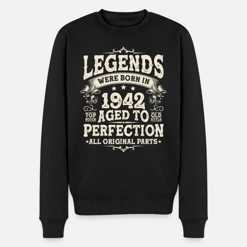 Anniversaire 1942 Légende - Pull Premium bio Homme - noir