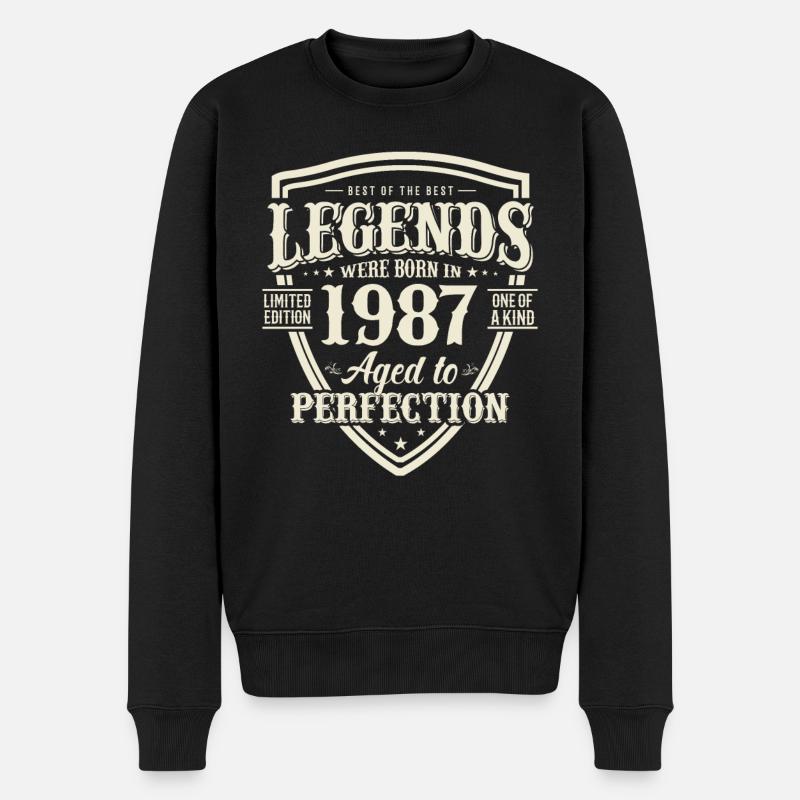 Légendaire depuis 1987 - Pull Premium bio Homme - noir