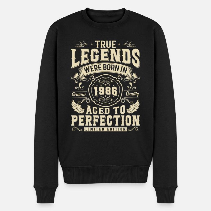 Légendaire depuis 1986 - Pull Premium bio Homme - noir