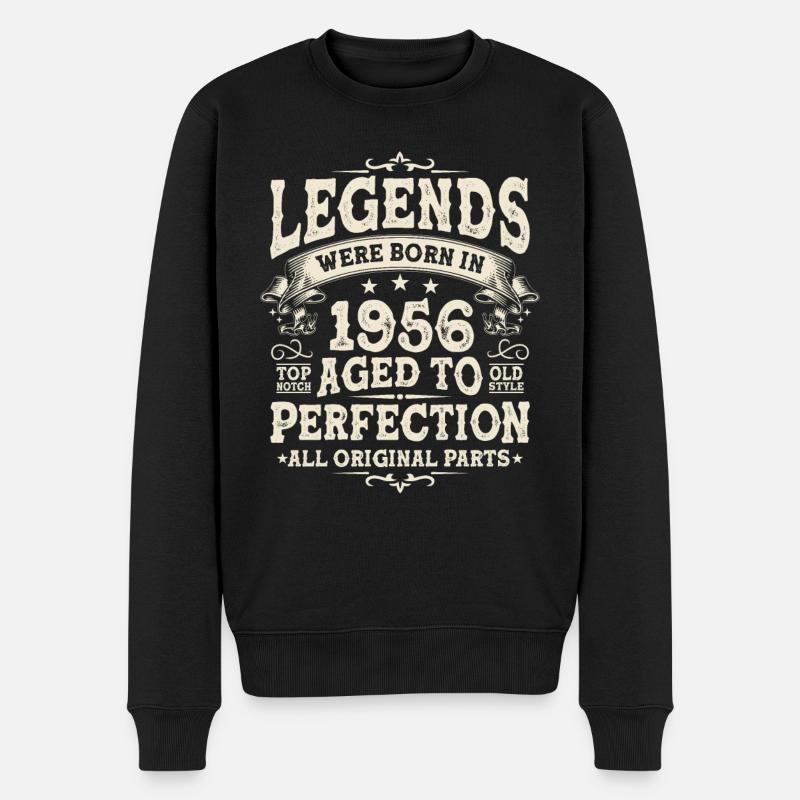1956 Anniversaire des légendes - Pull Premium bio Homme - noir