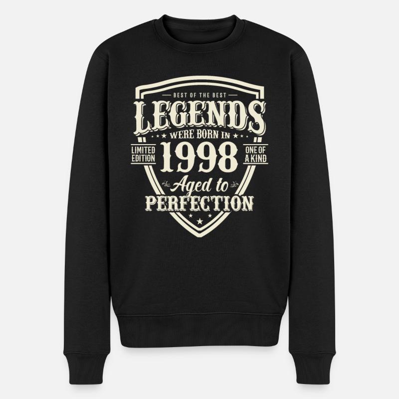 Anniversaire légendaire de 1998 - Pull Premium bio Homme - noir
