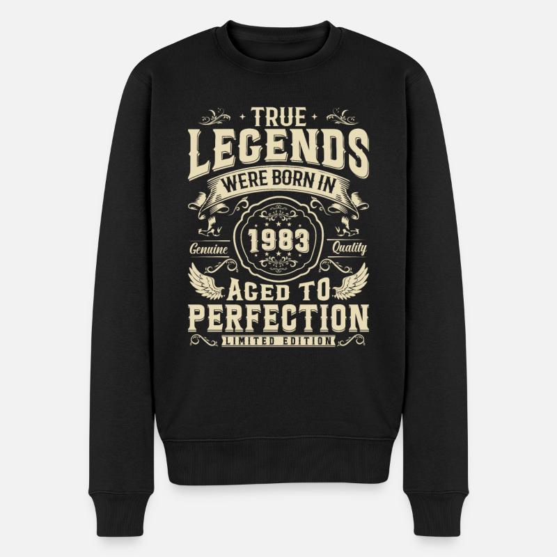 Légendaire depuis 1983 - Pull Premium bio Homme - noir