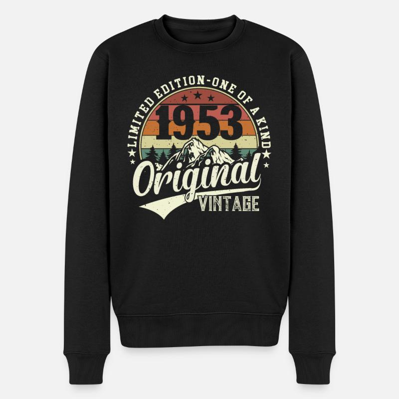Millésime 1953 légendaire - Pull Premium bio Homme - noir