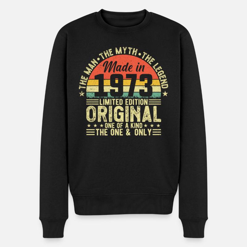 Légendaire depuis 1973 - Pull Premium bio Homme - noir