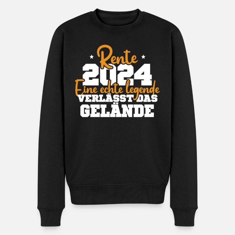 Legend 2024: Adieu! - Men's Premium Organic Jumper - black