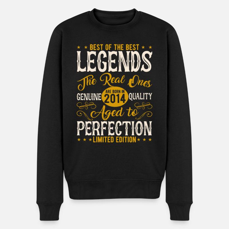 Légendaire depuis 2014 - Pull Premium bio Homme - noir