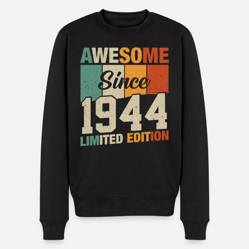 Legenden von 1944 - Männer Premium Bio Pullover - Schwarz