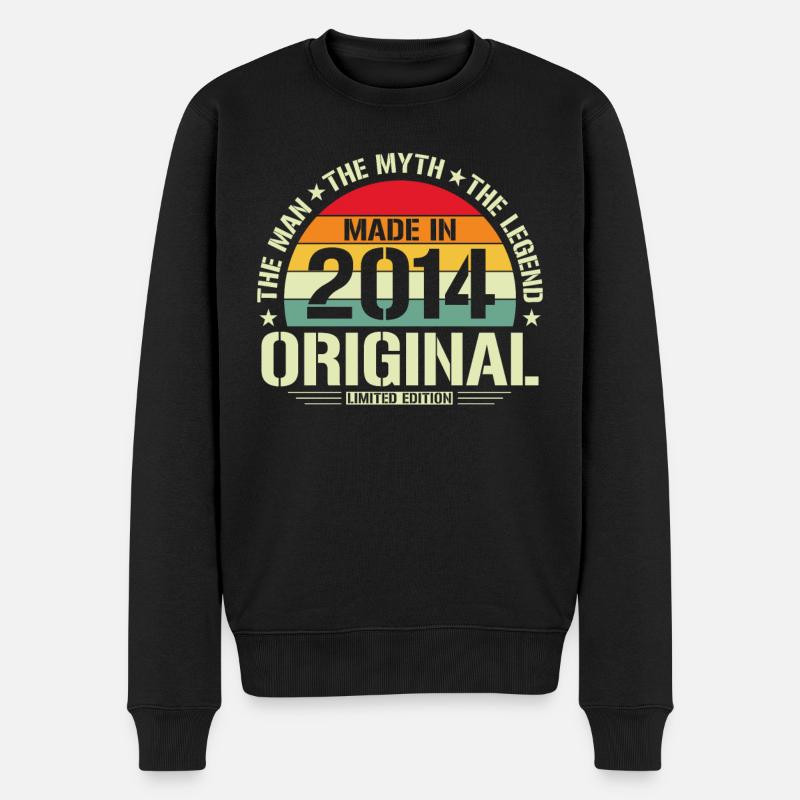 Légendes de 2014 - Pull Premium bio Homme - noir