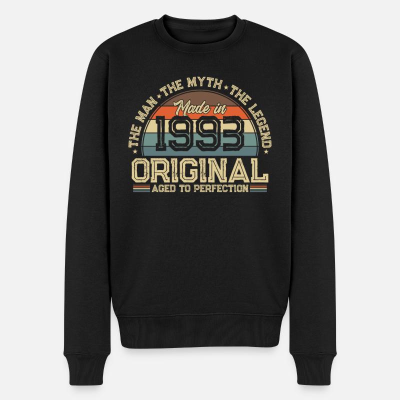 Anniversaire légendaire de 1993 - Pull Premium bio Homme - noir