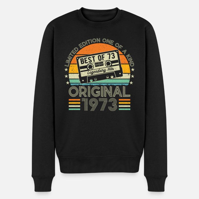 1973 : un millésime - Pull Premium bio Homme - noir