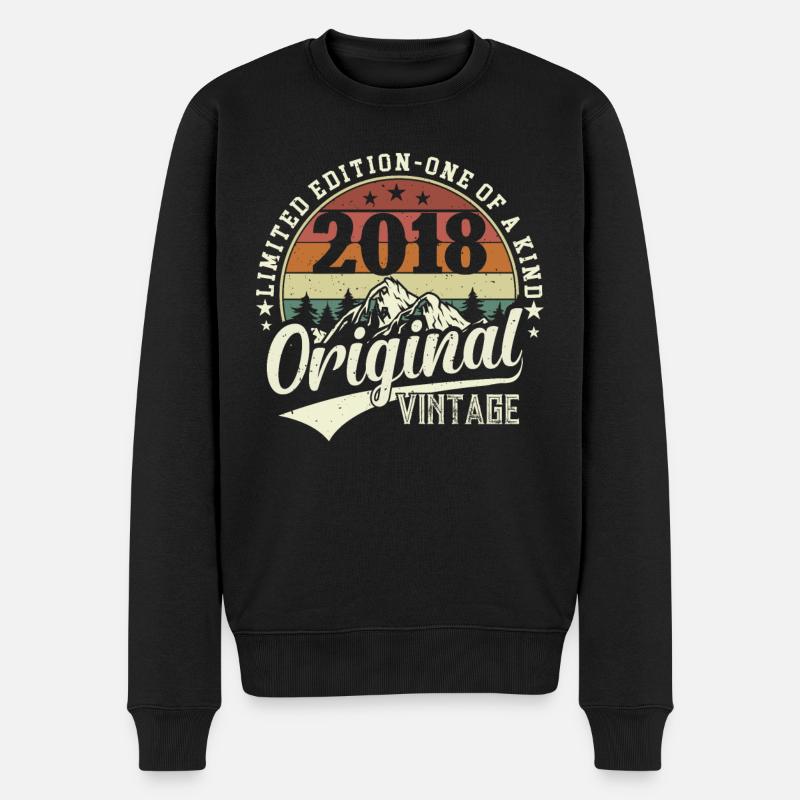 Millésime 2018 légendaire - Pull Premium bio Homme - noir