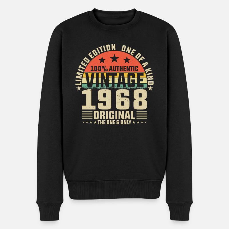 1968 - Une année légendaire - Pull Premium bio Homme - noir