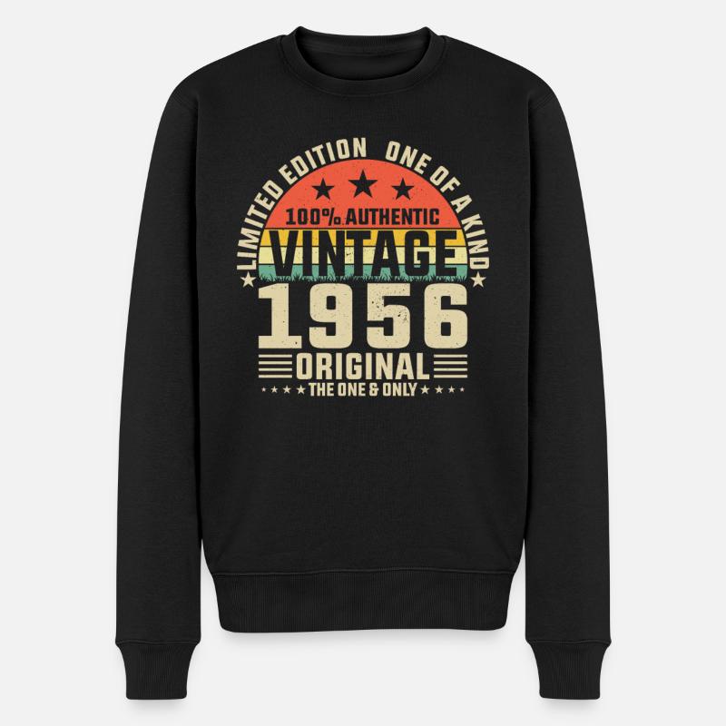 1956 - Un millésime - Pull Premium bio Homme - noir