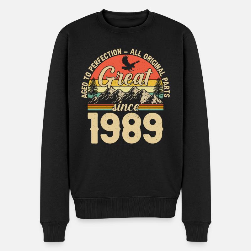 1989 - Une année légendaire - Pull Premium bio Homme - noir