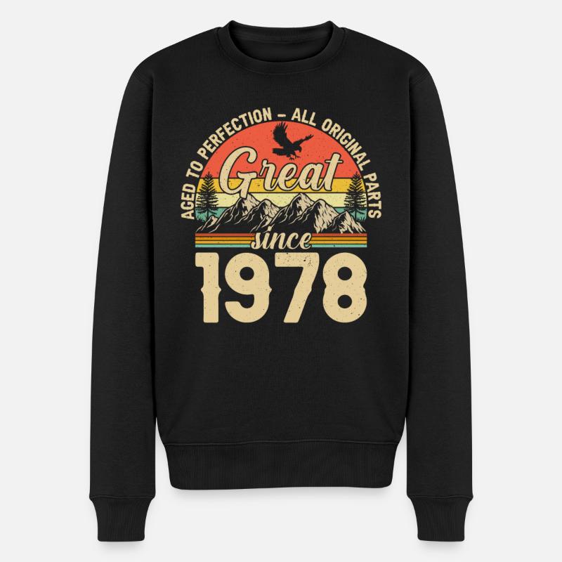 1978 - Un millésime - Pull Premium bio Homme - noir