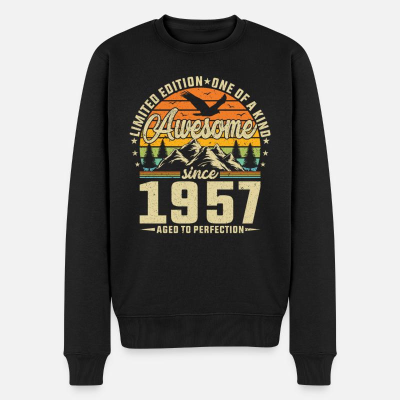 Légendaire 67e anniversaire 1957 - Pull Premium bio Homme - noir