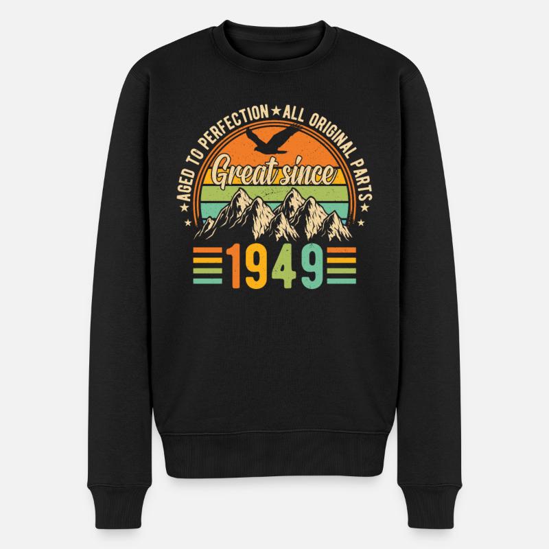 Millésime 75e anniversaire 1949 - Pull Premium bio Homme - noir