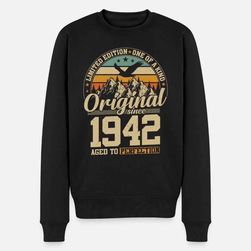 Joie d’anniversaire '42 - Pull Premium bio Homme - noir