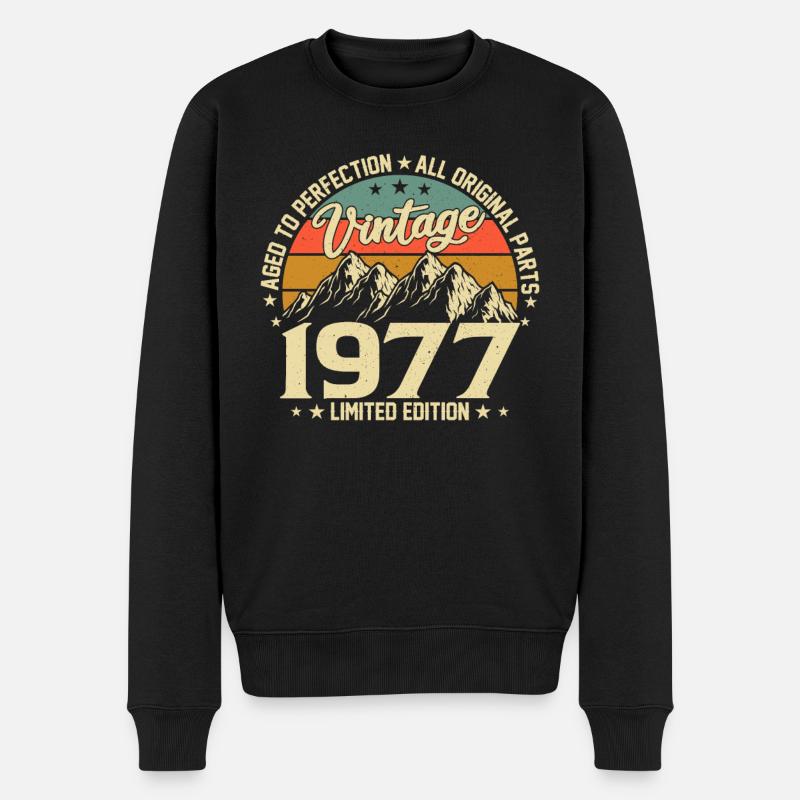 Légendes de 1977 - Pull Premium bio Homme - noir