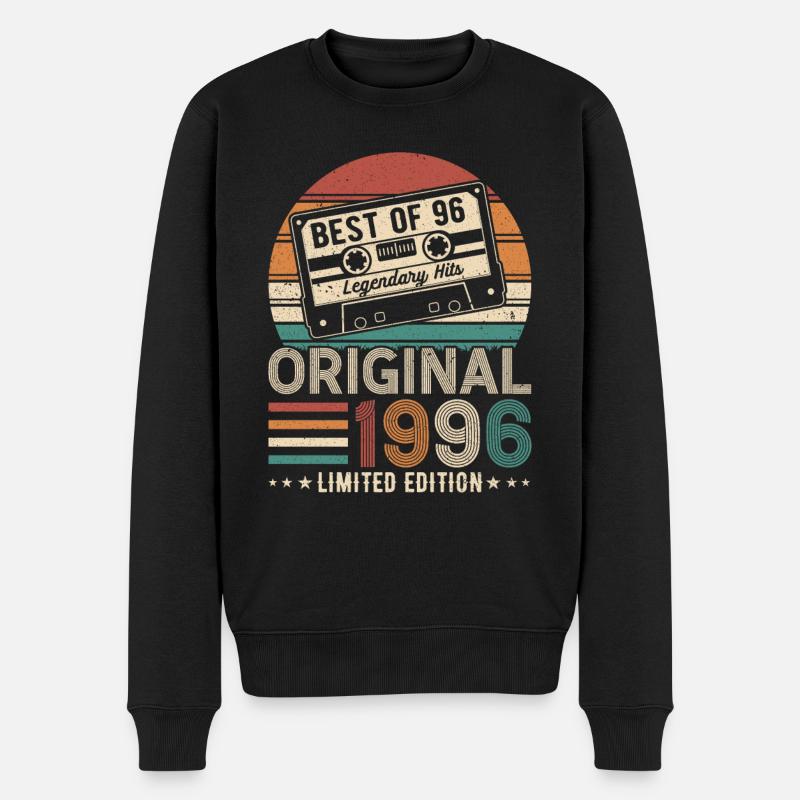 Année jubilaire 1996 - Pull Premium bio Homme - noir