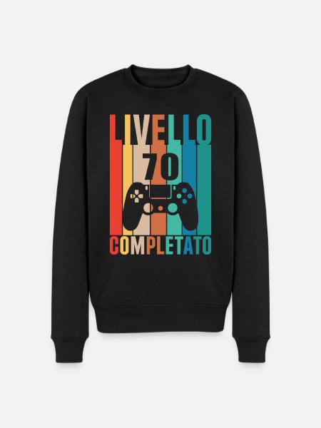 Level 70 - Men's Premium Organic Jumper - black
