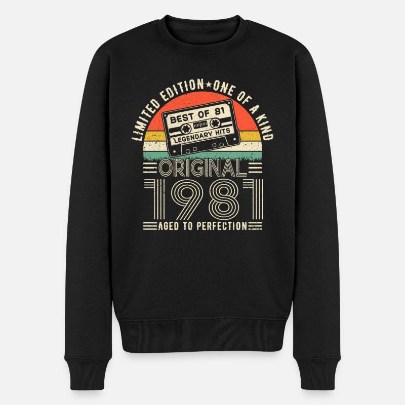 Légendes de 1981 - Pull Premium bio Homme - noir