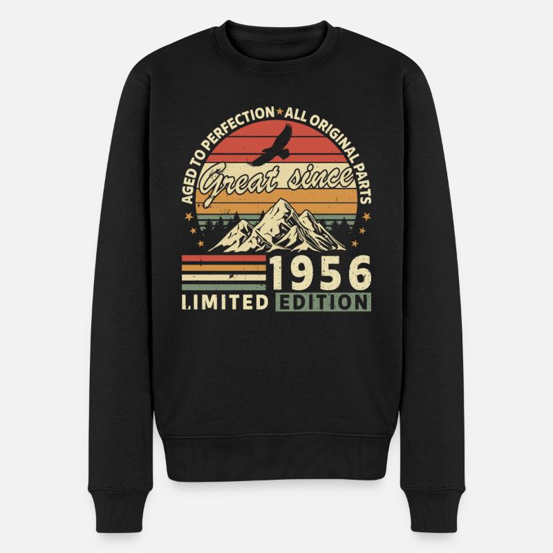 Légendes du millésime 1956 - Pull Premium bio Homme - noir