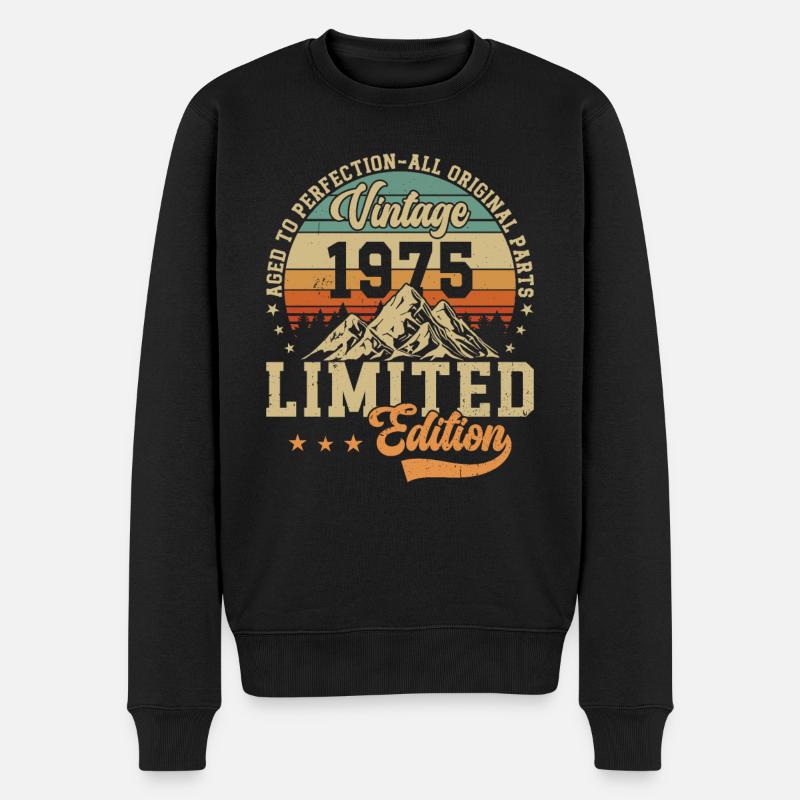 Millésime 1975 Légendes - Pull Premium bio Homme - noir