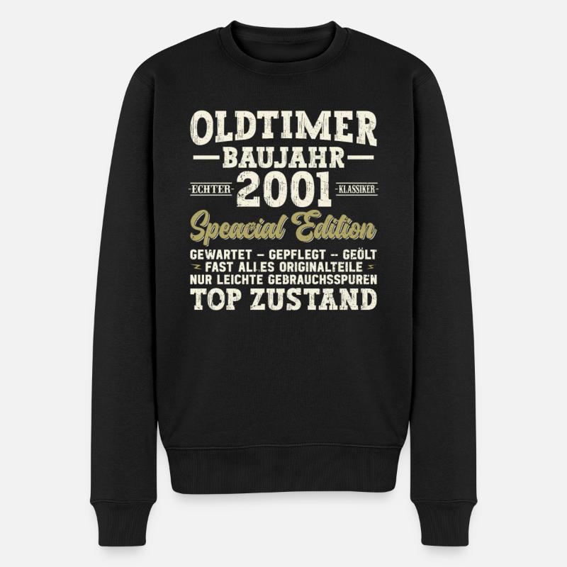 Légendes nées 2001 - Pull Premium bio Homme - noir